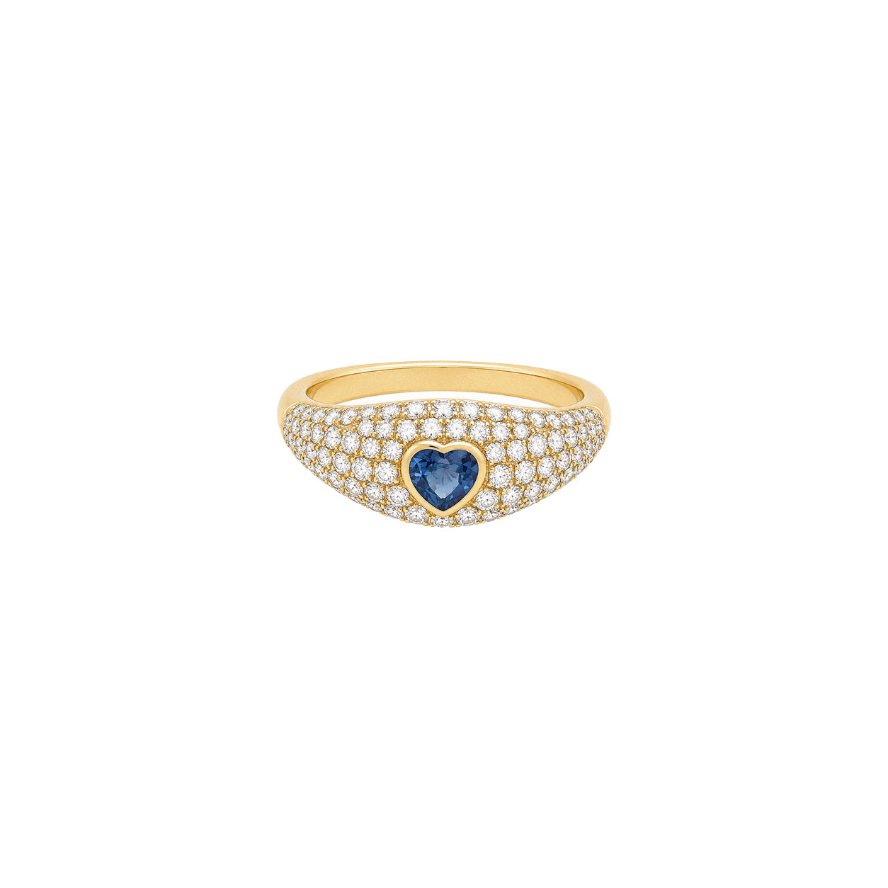 18K Diamond Pave Sapphire Heart Ring

18K Yellow Gold
0.70 Diamond Carat Weight
0.33 Sapphire Carat Weight