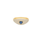 18K Diamond Pave Sapphire Heart Ring

18K Yellow Gold
0.70 Diamond Carat Weight
0.33 Sapphire Carat Weight