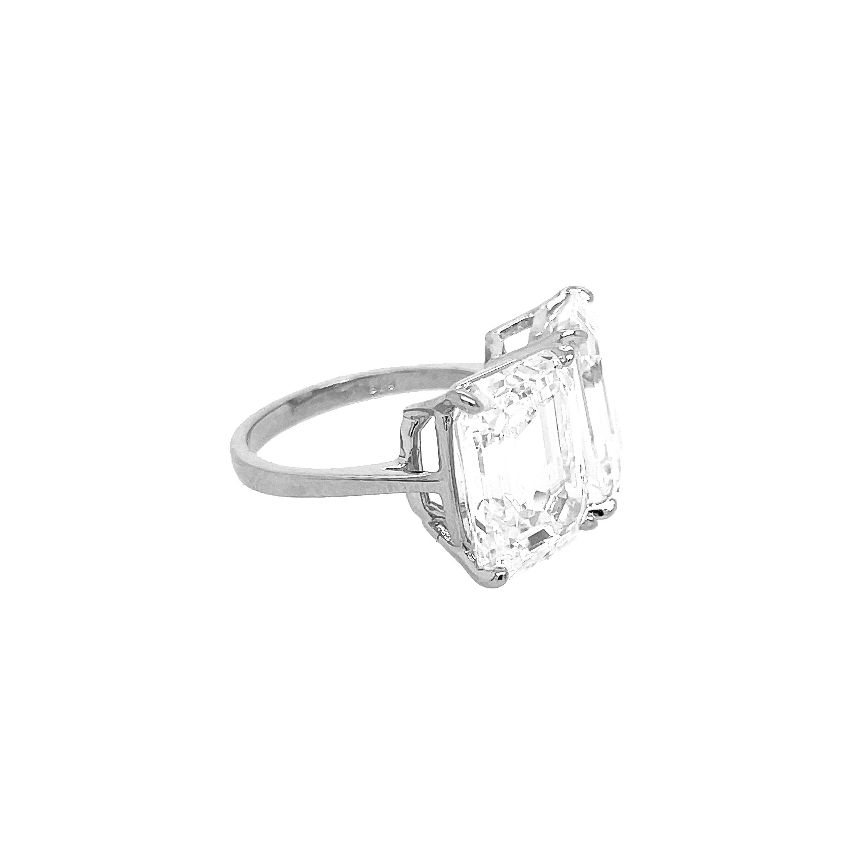 <p>2 Stone CZ Ring</p> <ul> <li>White Gold Plated Over Silver</li> <li>0.50" Long X 0.78" Wide</li> </ul>