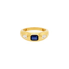 18K Gold Diamond &amp; Sapphire Ring

18K Yellow Gold
0.37 Diamond Cart Weight
0.79 Sapphire Cart Weight