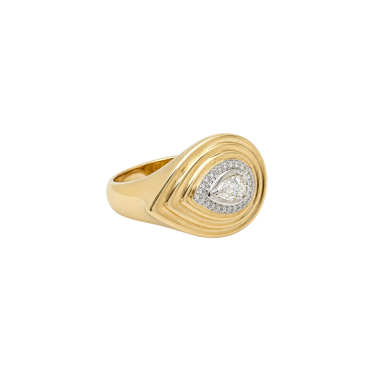 Diamond Tear Shape Ring

14K Yellow Gold
0.30 Diamond Carat Weight

0.57" Long X 0.75" Wide