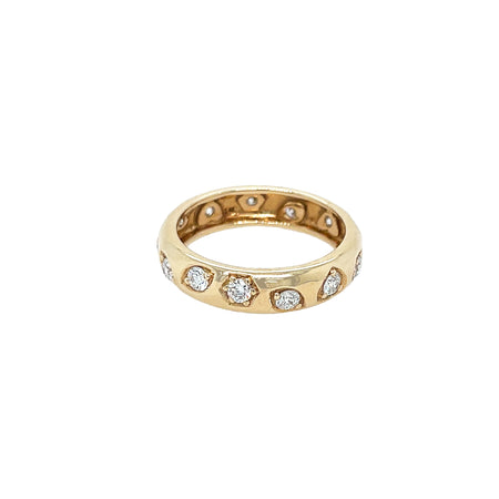 Multi Shape Diamond All-Around Band Ring

Indulge in the opulence of our Diamond Band Ring. Crafted with the highest quality diamonds, this ring exudes sophistication and elegance. Its easy-to-stack design allows for versatile styling options, making it the perfect addition to any jewelry collection. Elevate your look with this luxurious piece.

14K Yellow Gold
0.81 Diamond Carat Weight
0.20" Wide view 1