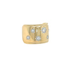 Diamond Starburst Wide Band Ring

Elevate your elegance with this Diamond Starburst Ring, featuring a wide band that beautifully showcases a radiant starburst diamond design. Crafted to capture light from every angle, this ring offers a timeless statement of sophistication and grace, perfect for those who appreciate refined luxury.

14K Yellow Gold
0.20 Diamond Carat Weight