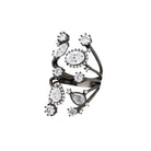 Multi Stone Adjustable Ring

Bold sparkle meets modern design in this eye-catching ring. Featuring a mix of dazzling cubic zirconia stones set in oxidized gold plating, this statement piece brings effortless glamour to any look. Its adjustable fit ensures comfortable, versatile wear.

Oxidized Gold Plated

Cubic Zirconia
1"- 1,5" Wide
Adjustable Size