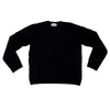 Black Crew Neck Cashmere Sweater
