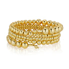 Beaded Wrap Bracelet

14K Yellow Gold Plated
Beads Range from 4mm to 8mm&nbsp;
0.85" Wide&nbsp;
Inside Diameter Is 6.75"
Wrap bracelet, will fit most wrists