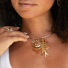 Jennifer Miller Jewelry custom made charm choker necklace