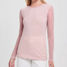 Rose Sheer Long Sleeve Top