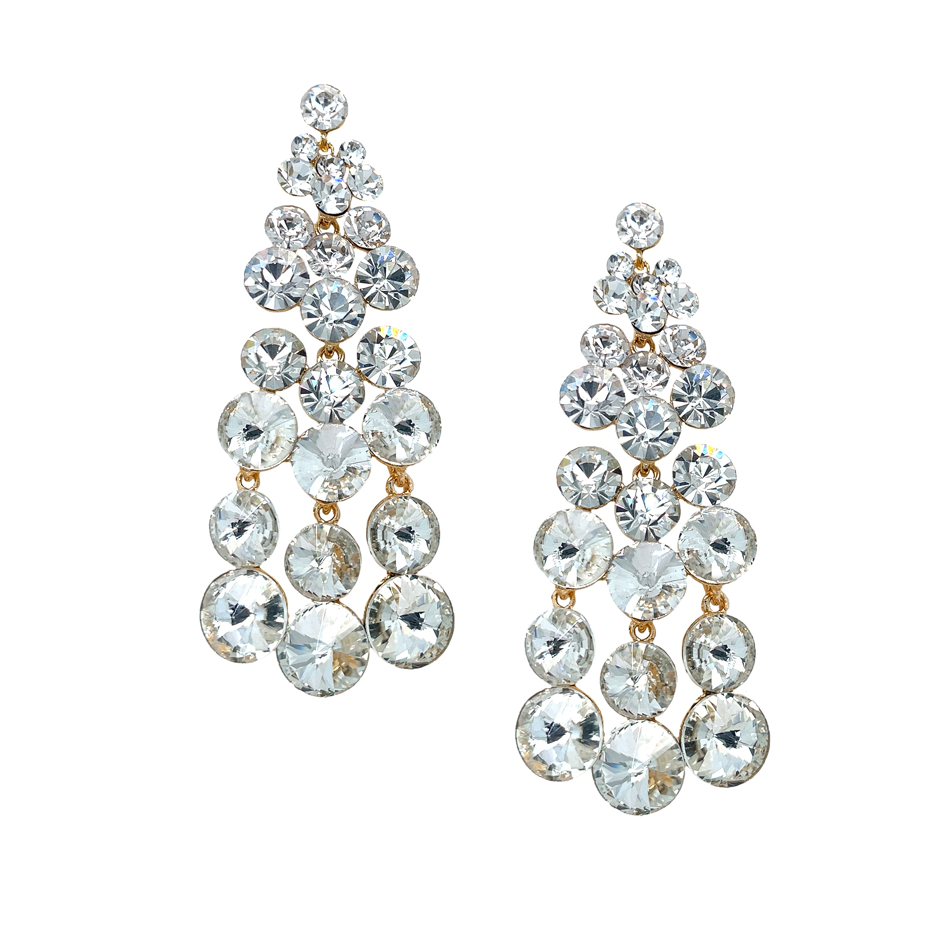 CZ Multi Drop Pierced Earrings

Elevate your look with these Multi Drop Earrings, designed to deliver a glamorous, sparkling finish. Their cascading design creates dynamic movement, catching light beautifully for a radiant effect. Perfect for adding expert-level sophistication to any outfit, these earrings combine style and shimmer with precision.

White Gold Plated Over Silver
0.45" Wide