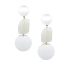 White Mixed Triple Drop Clip On Earrings

Elevate your style with these white drop clip-on earrings, featuring a unique mix of shapes for a striking statement. Perfect for adding sophistication without the need for pierced ears.

4.05" Long x 1.59" Wide