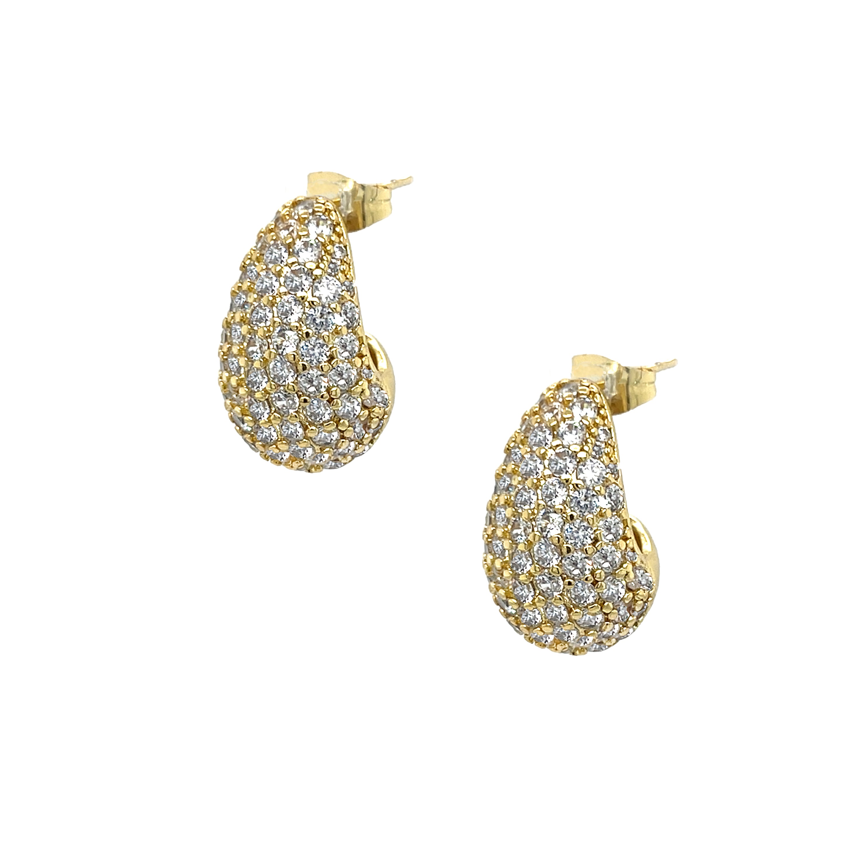CZ Raindrop Pierced Earrings

Yellow Gold Plated
0.75" Long X 0.46" Wide

While supplies last. All Deals Of The Day sales are FINAL SALE.
