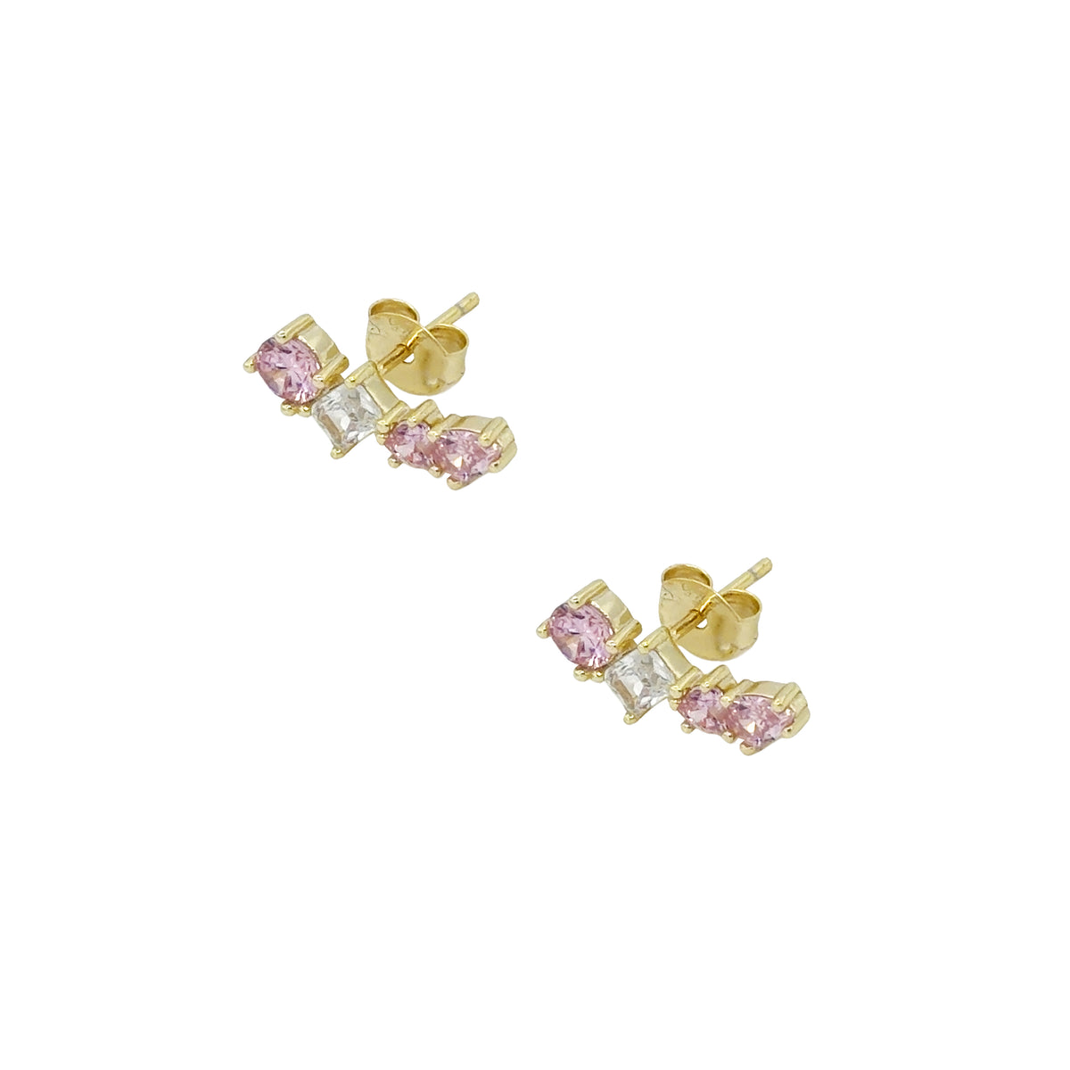 Multishape Climber Earrings View 3