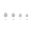 14K Lab Grown Diamond Stud Pierced Earrings, Three-Prong Setting

Our lab-grown diamond studs offer the same brilliance and sparkle as natural diamonds, at a fraction of the cost. Ethically sourced and beautifully crafted in sturdy 14K gold, they're chic, timeless, and made for everyday wear. You can wear them solo or stack them for the perfect ear party, beautifully priced for layering.

14K Yellow Gold &amp; White Gold Options

Three-prong Martini Setting
Carat Weight references single stud
Color F
VS1 Cl