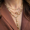 Pave CZ Mariner Lariat Necklace  Yellow Gold Plated 19" Adjustable Length Drop: 3"   While supplies last. All Deals Of The Day sales are FINAL SALE.