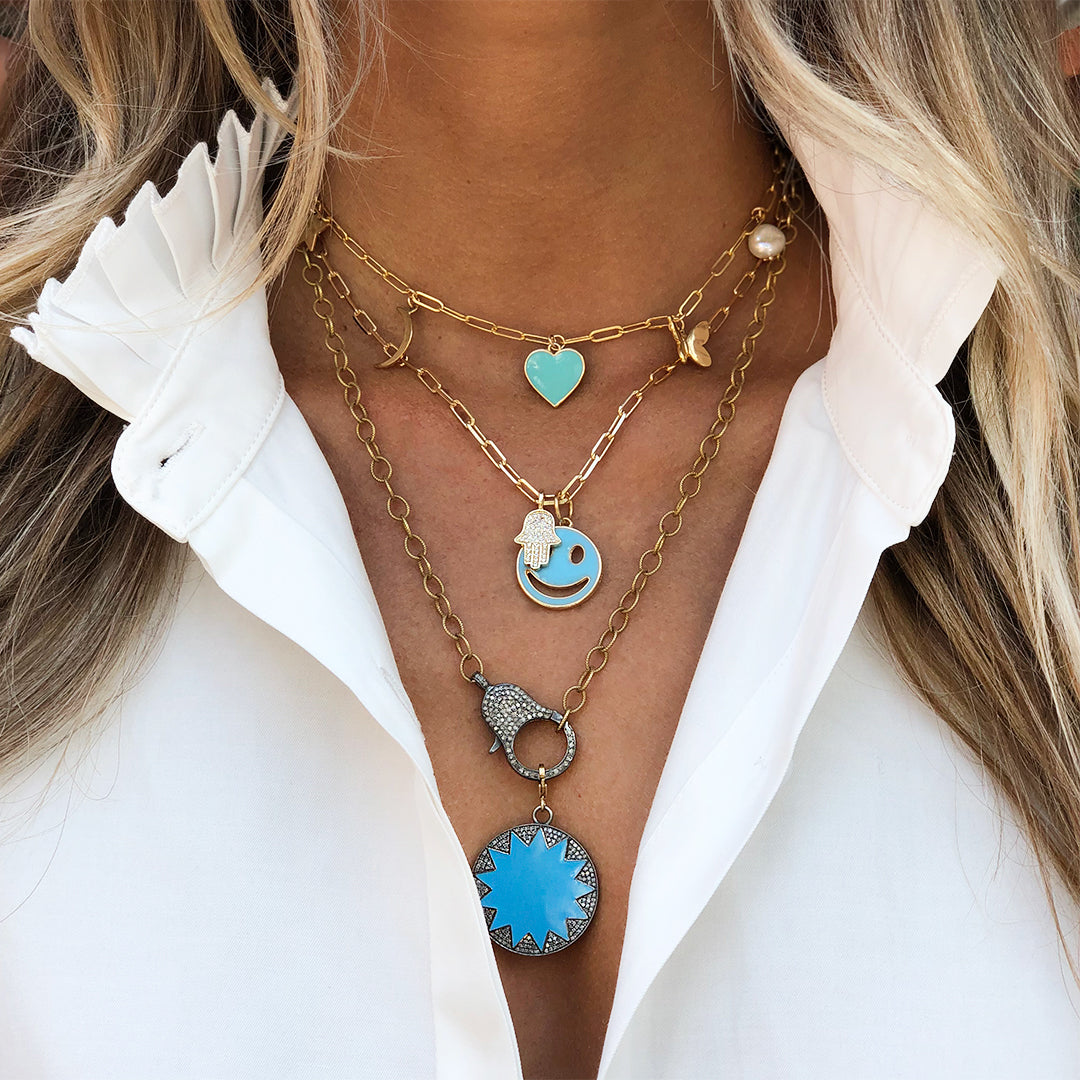 Multi Charm Necklace by Jennifer Miller