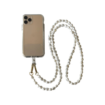 Pearl Phone Strap with Insert