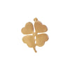 Four Leaf Clover Charm 14K Yellow Gold