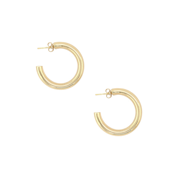 【美品】DAUGHTERSJEWELRY Basic medium hoop Basic medium hoop - DAUGHTERS JEWELRY