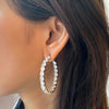 Oval Hoop Earrings