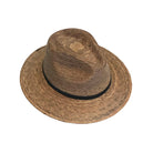 Natural Raffia Fedora Hat  Elastic Sweat