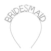 White Crystal Bridesmaid Headband