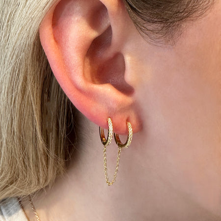 REINHEART Chain Trick Earring and Ear Cuff by W Concept