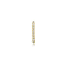 Diamond Ear Cuff  14K Yellow Gold 0.05 Diamond Carat Weight 0.5" Diameter 0.05" Width