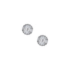 14K Jumbo Earring Backs  14K White Gold 0.37" Diameter