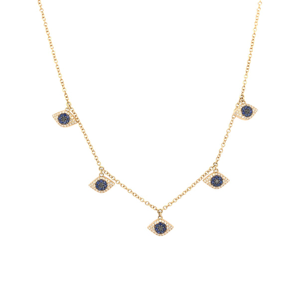 Diamond Evil Eye Necklace – Jennifer Miller Jewelry