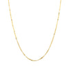 Twinkle Choker Necklace  Yellow Gold Plated 12.5-15.5" Long