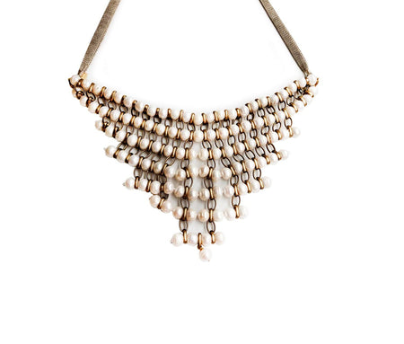 Pearl Mesh Necklace