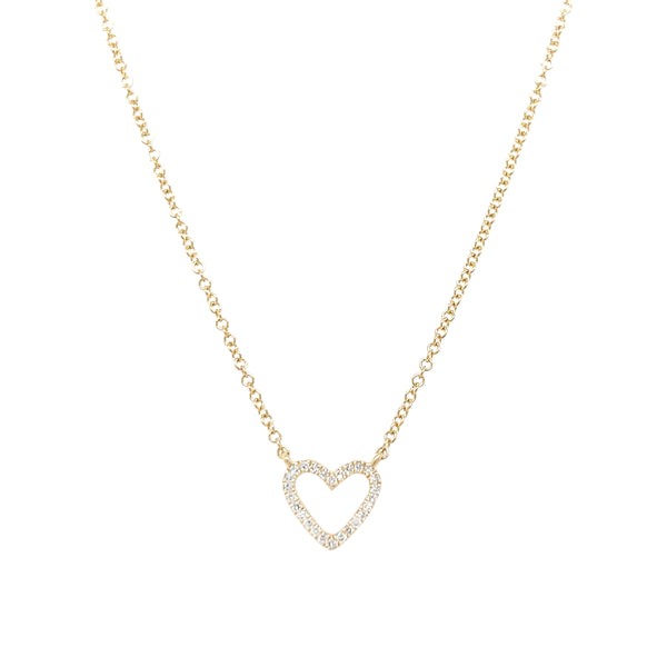 Diamond Heart Necklace – Jennifer Miller Jewelry