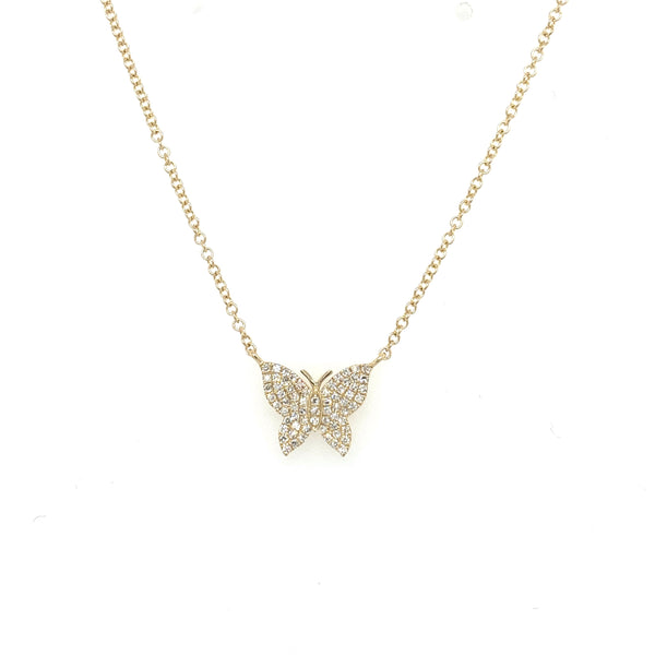 Diamond Butterfly Necklace – Jennifer Miller Jewelry