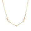 Haley Hope Necklace in Yellow Gold  Personalize name necklace  14KT Yellow Gold 16" - 18" Long Maximum characters: 12 Special order only; ships within 3-4 weeks