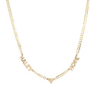 Haley Hope Necklace in Yellow Gold  Personalize name necklace  14KT Yellow Gold 16" - 18" Long Maximum characters: 12 Special order only; ships within 3-4 weeks