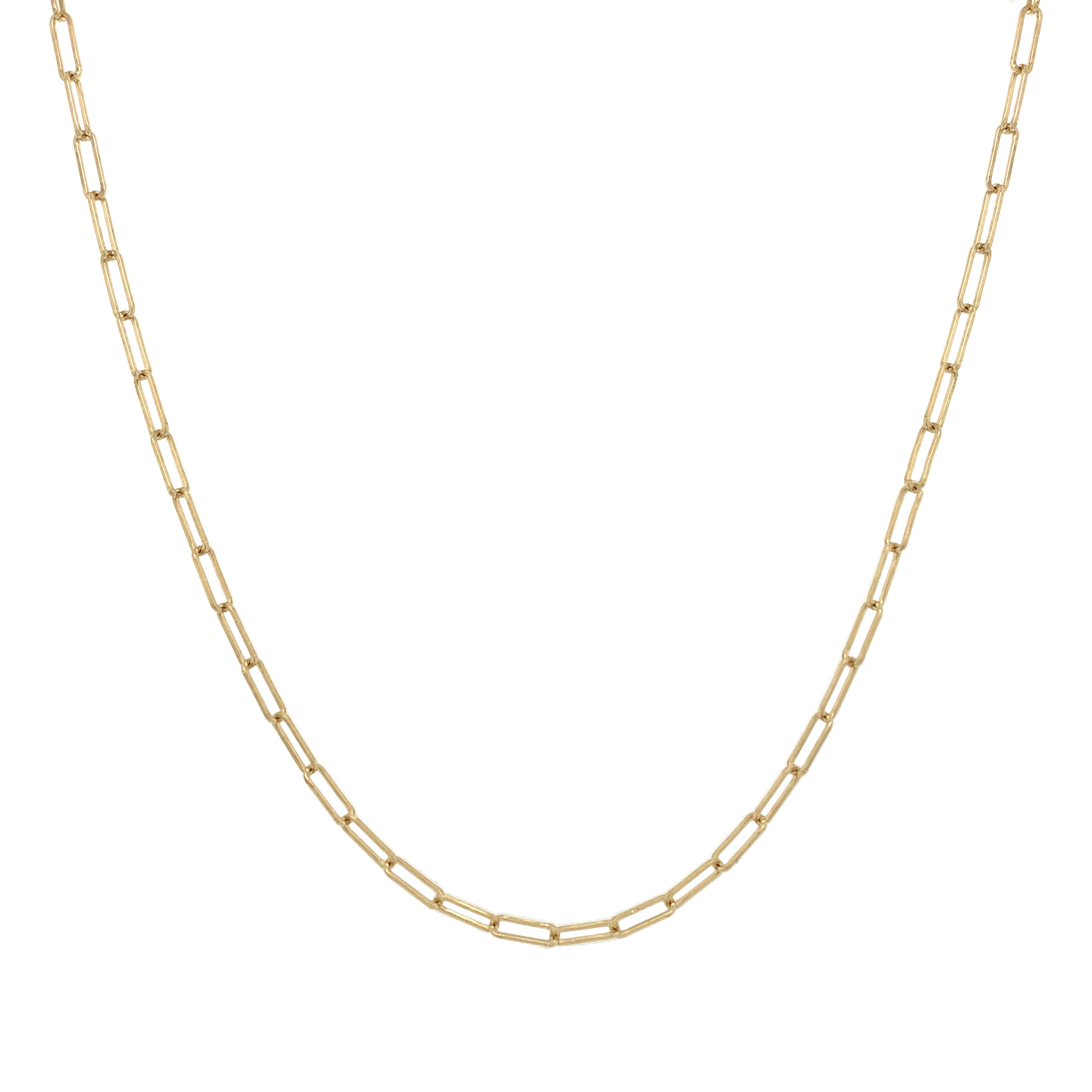 Paper Clip Chain Necklace - Universal Thread™ Worn Gold