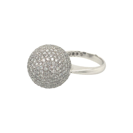 SALE Diamond Sphere Ring