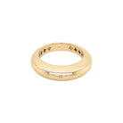 14K Gold Flattened Dome Ring  14K Yellow Gold 0.15" Width 0.24" Height