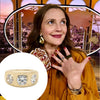 Triple Round Stone Gypsy Ring  14K Yellow Gold    Additional sizes are available as special orders. Please contact our boutiques.  As worn by Drew Barrymore