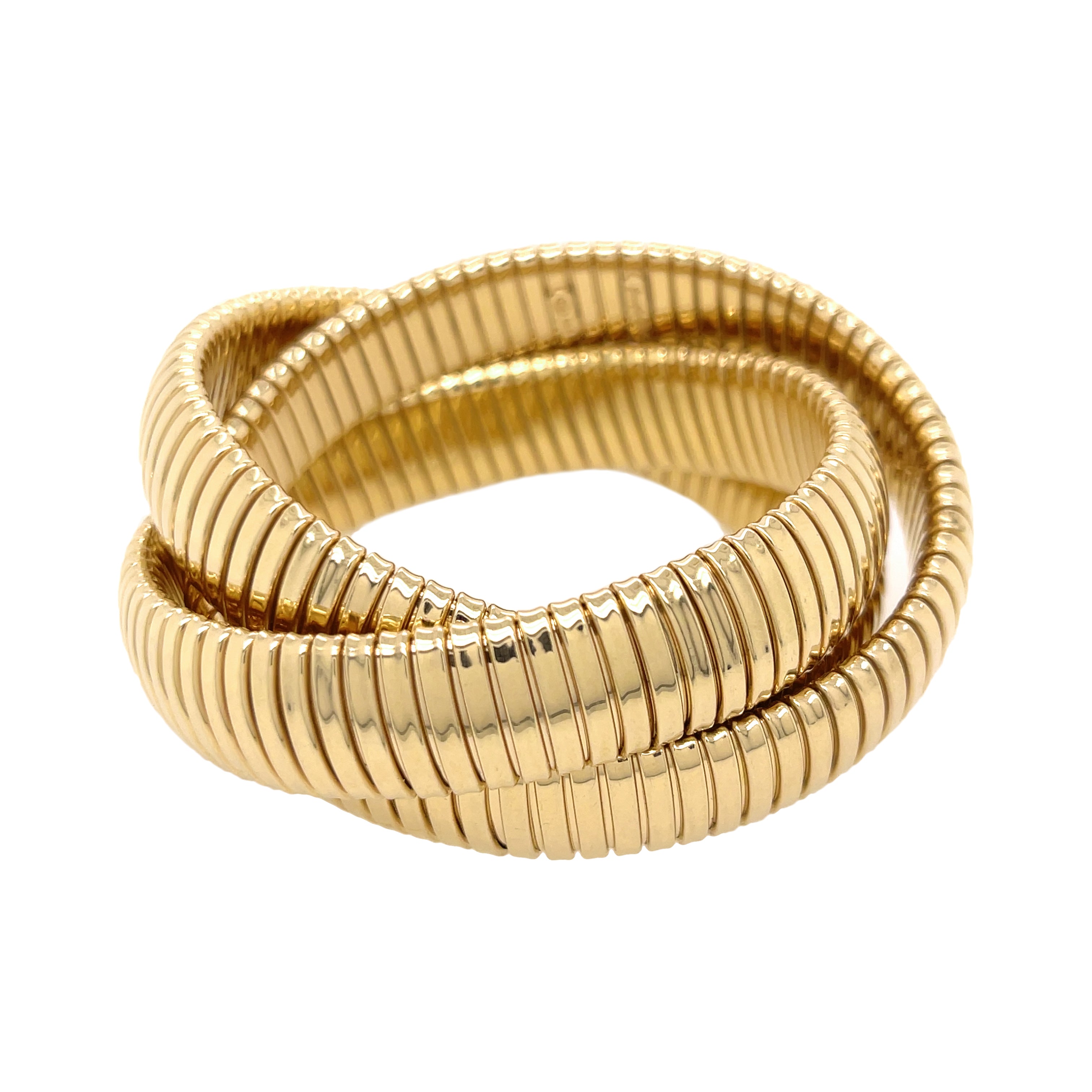 18K Gold Rolling Bracelet | Jennifer Miller Jewelry