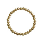 Beaded Stretch Bracelet   • 14K Yellow Gold Filled • Bead Size 6MM