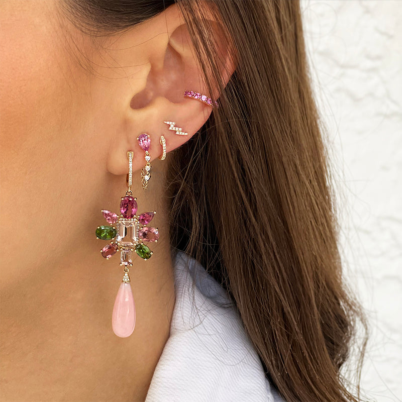 A pink ear party.