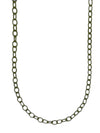 Chain Necklace for Charms  Oxidized Gold Plating over Silver