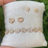 Diamond Pave Smiley Faces Bracelet  14K Yellow Gold 2.31 Carat Diamond Weight 0.3" Wide Smiley&nbsp; 7" Length